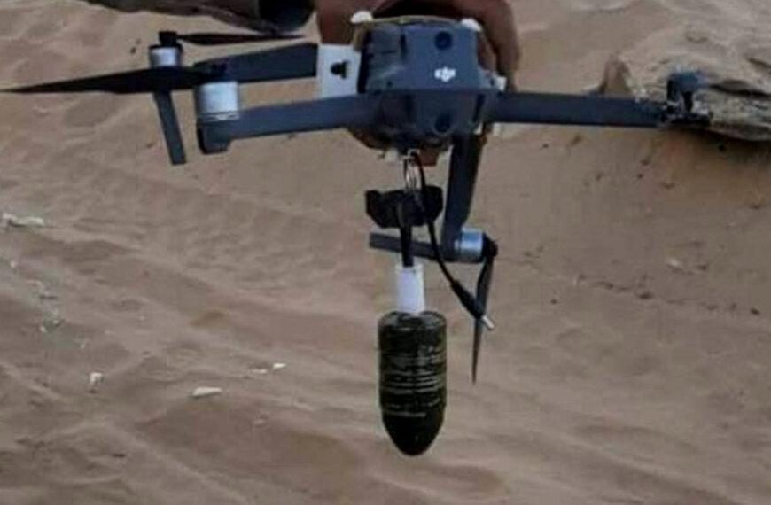 Seguridad Pública estatal detecta drones explosivos en Tamaulipas