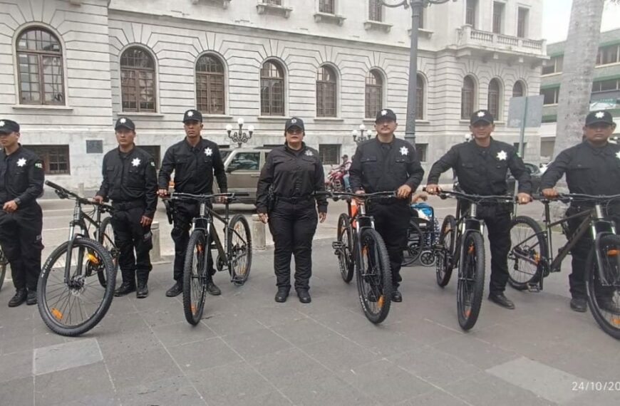 Recibe Guardia Estatal motos y bicicletas para reforzar la seguridad en Tampico