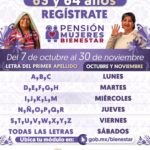 Pensión Bienestar de Mujeres beneficiará a 35,000…