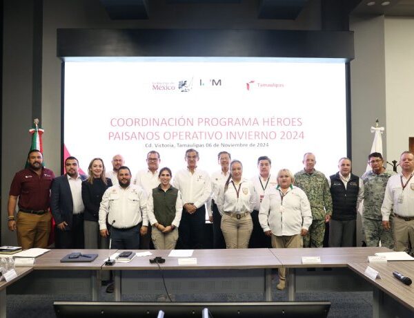Prepara Tamaulipas programa Héroes Paisanos, Operativo Invierno 2024