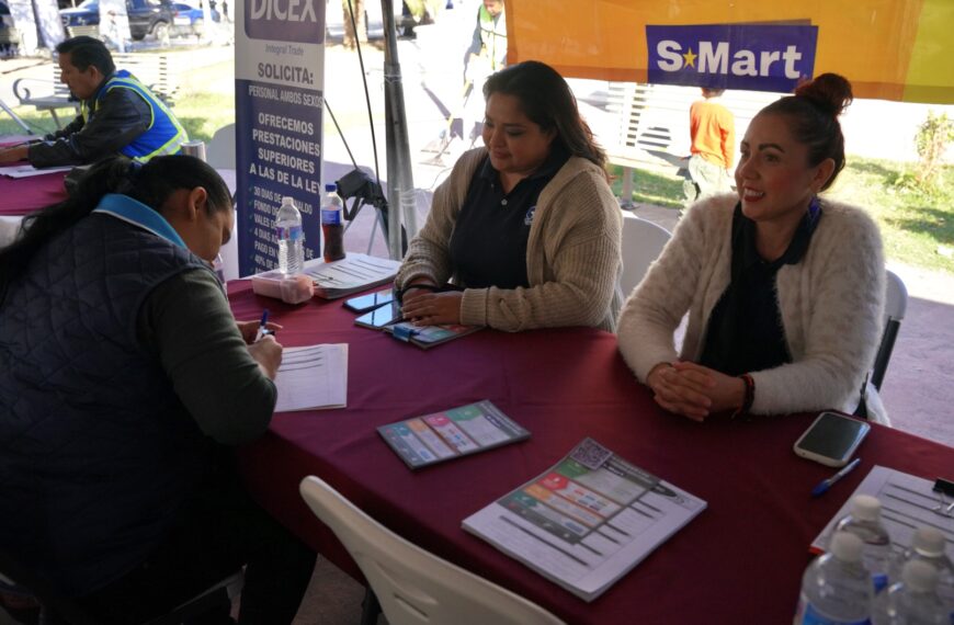 Realizan con éxito la sexta edición del programa “Empleo en tu colonia” en  la plaza Hidalgo