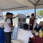 Responden ciudadanos a Feria de Empleo en la Plaza de la Mujer