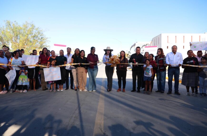 Entrega Carmen Lilia más de 49 millones de pesos en obra pública al poniente de Nuevo Laredo