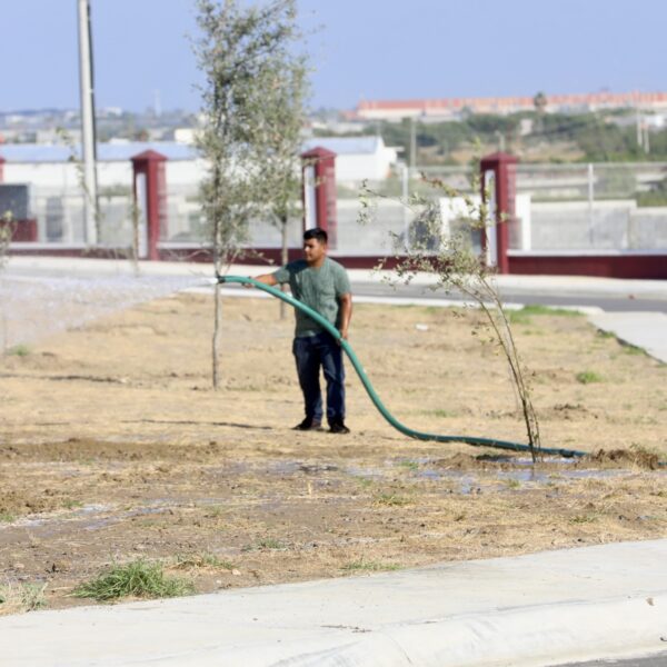 Inicia gobierno municipal forestación en la nueva preparatoria UAT