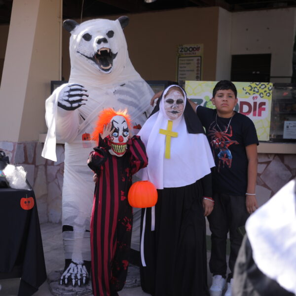 Celebran familias Halloween en el Zoológico 
