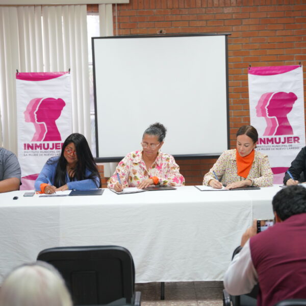 Firman  Inmujer y Cecati convenio de colaboración para becar a mujeres de Nuevo Laredo