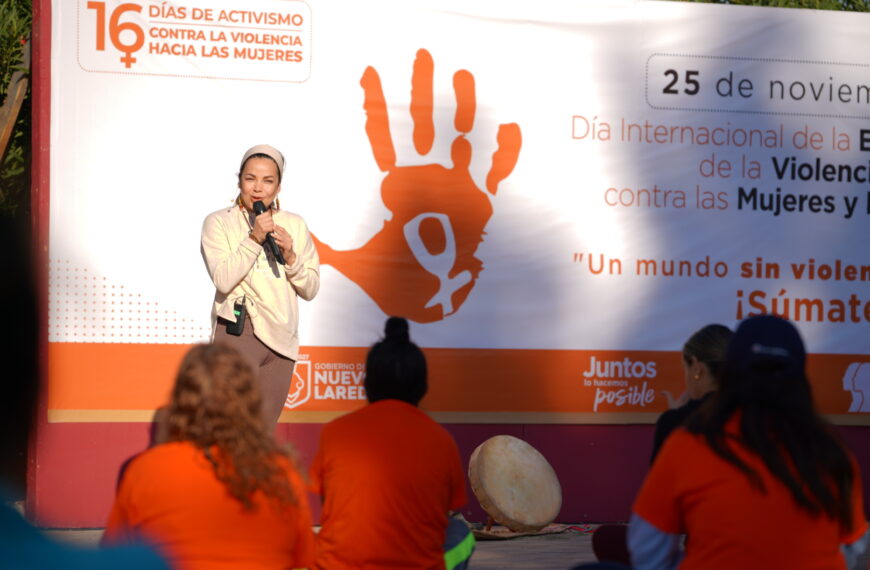 Inicia Inmujer cartelera naranja con encuentro de yoga y círculo de confianza