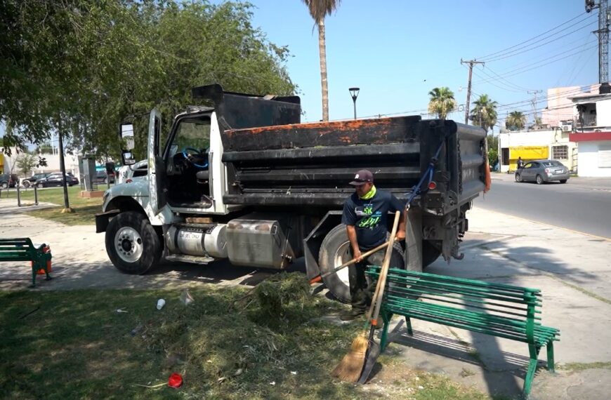 Gobierno municipal mantiene campaña permanente de limpieza para mejorar la imagen urbana en la ciudad