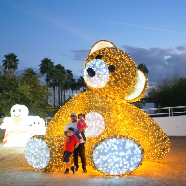 Invitan a disfrutar en familia de las luces y esplendor del parque Viveros Mágico