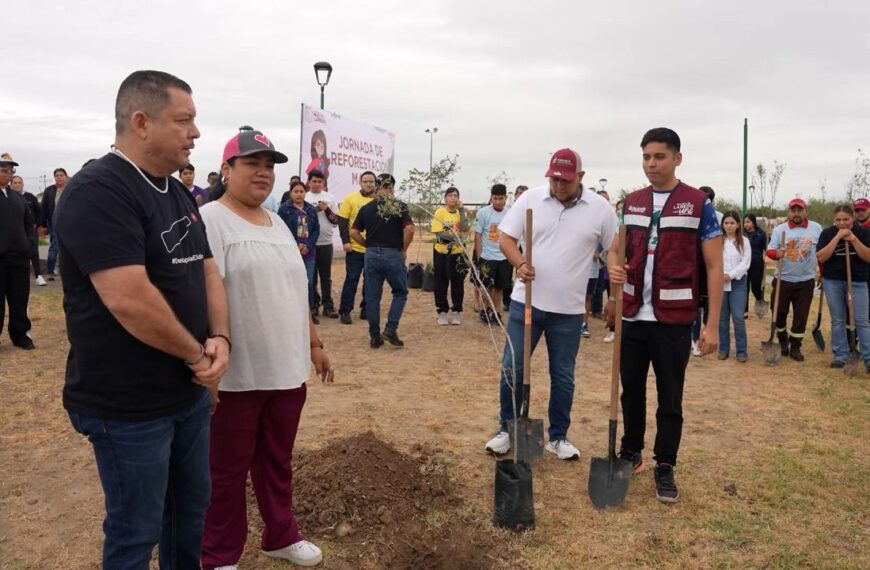 Municipio comprometido con el medio ambiente realiza campañas de reforestación