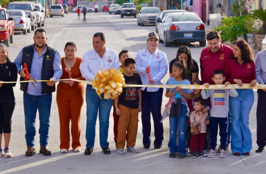 Entrega Carmen Lilia obras por más de 27 millones de pesos al sur de la ciudad