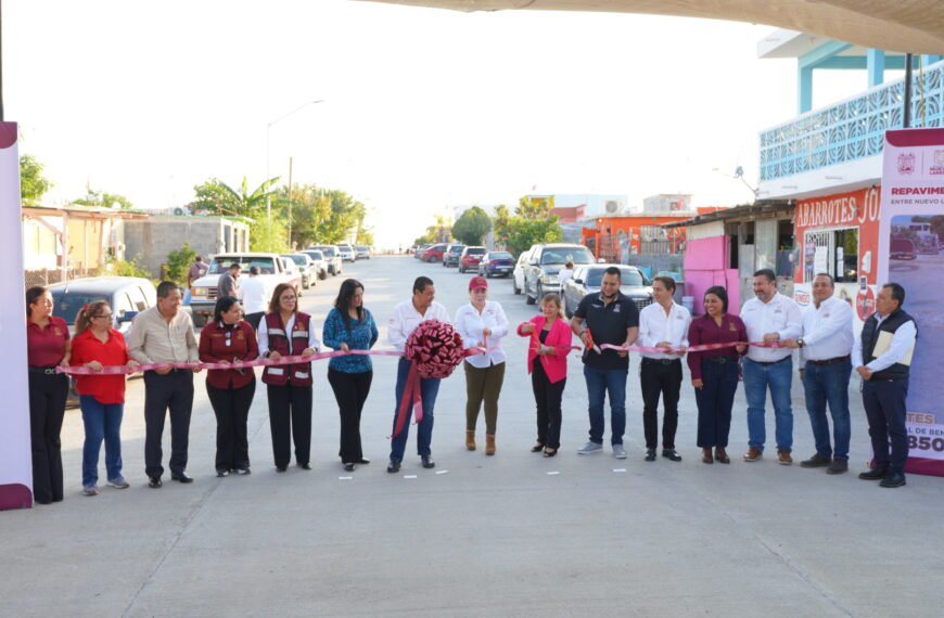 Lleva alcaldesa Carmen Lilia Canturosas obras de impacto social a familias del sur