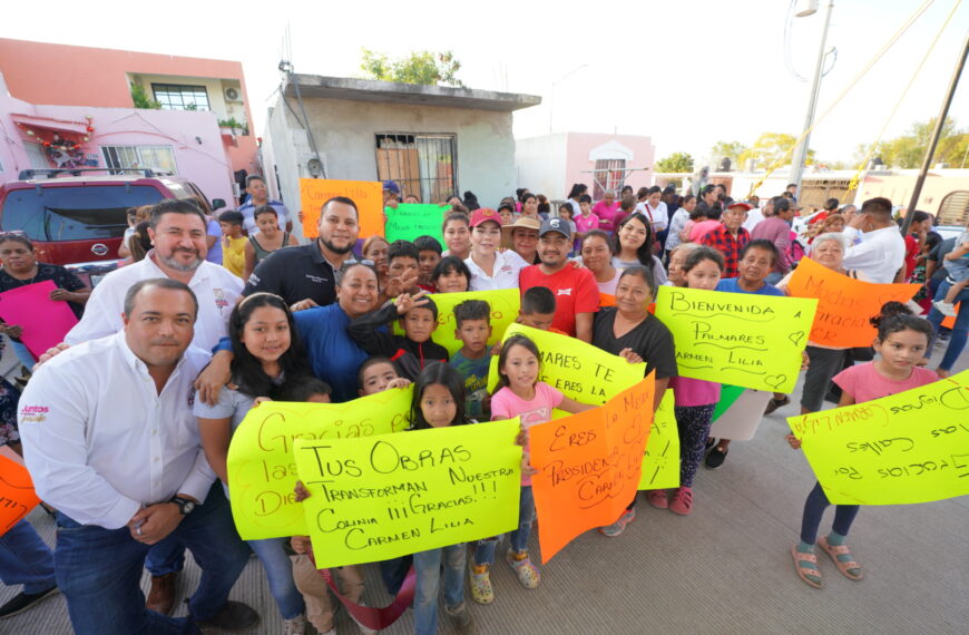 Lleva alcaldesa Carmen Lilia Canturosas obras de impacto social a familias del sur