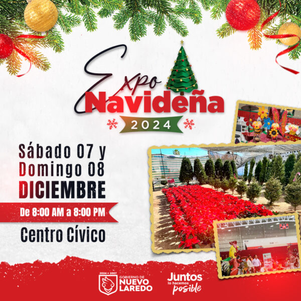 Invitan a adquirir regalos para fiestas decembrinas en la Expo Navideña 2024