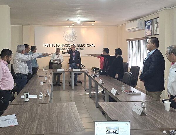 Instala el INE Nuevo Laredo Consejo Electoral para elección sin precedentes en México