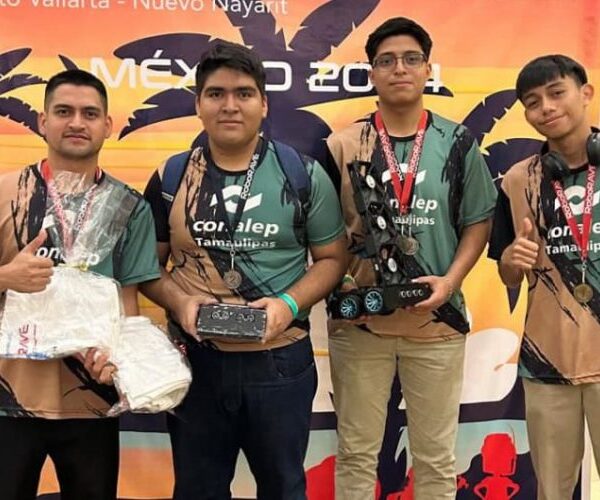Ganan alumnos del Conalep Tamaulipas pase a campeonato de robótica en China