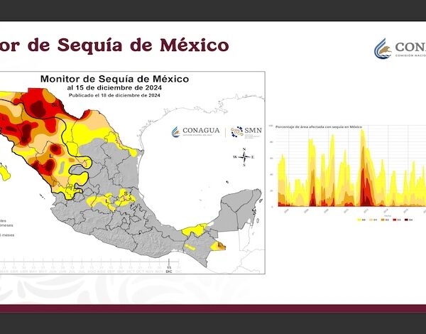 Vuelve la sequía moderada a Nuevo Laredo y municipios de la frontera de Tamaulipas