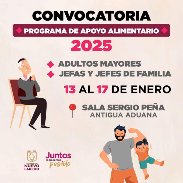 Invita gobierno municipal a inscribirse al Programa de Apoyo Alimentario