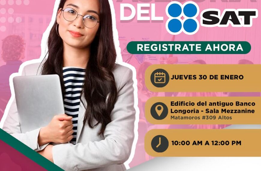 El gobierno municipal invita a la ciudadanía a participar en asesorías del SAT