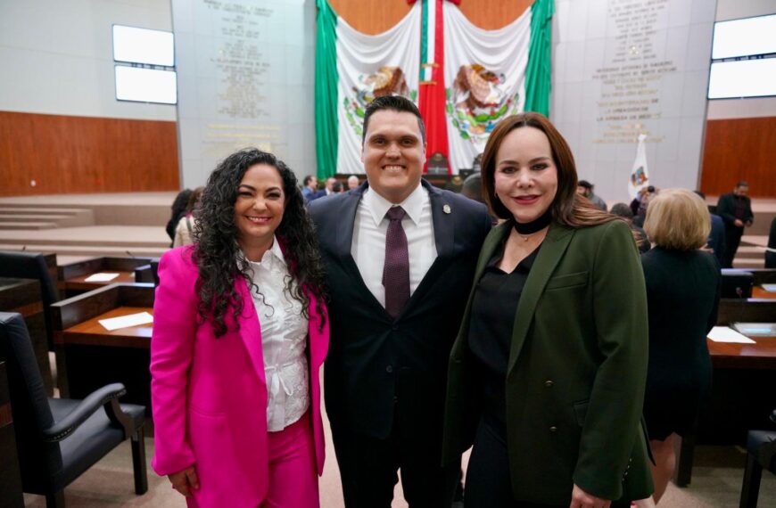 Destaca alcaldesa sinergia con congreso estatal para consolidar transformación de la entidad