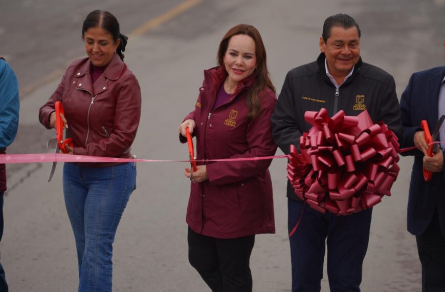Entrega alcaldesa colector15 de septiembre; importante obra para rescate del río Bravo