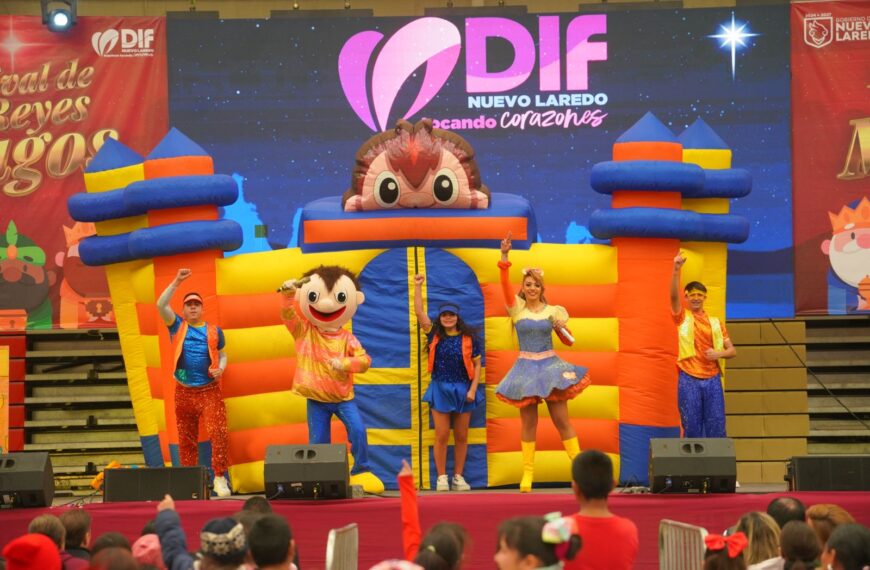 Llevan Gobierno Municipal y Sistema DIF alegría a miles de familias con Festival de Reyes Magos
