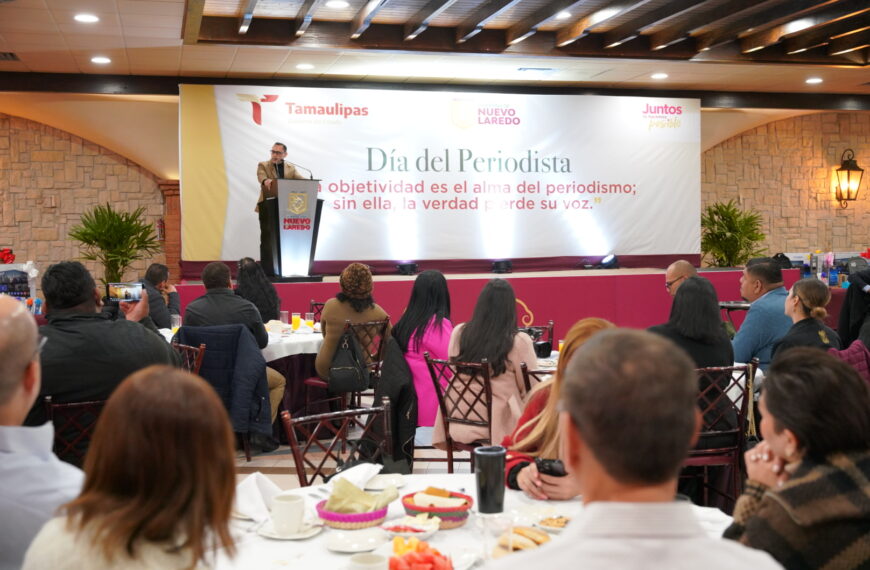 Refrenda Carmen Lilia compromiso con la libertad de expresión con periodistas de Nuevo Laredo
