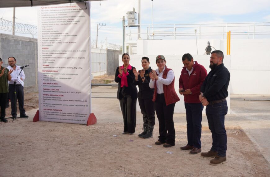 Rescata alcaldesa planta tratadora de Oradel; generará impacto positivo ambiental y social