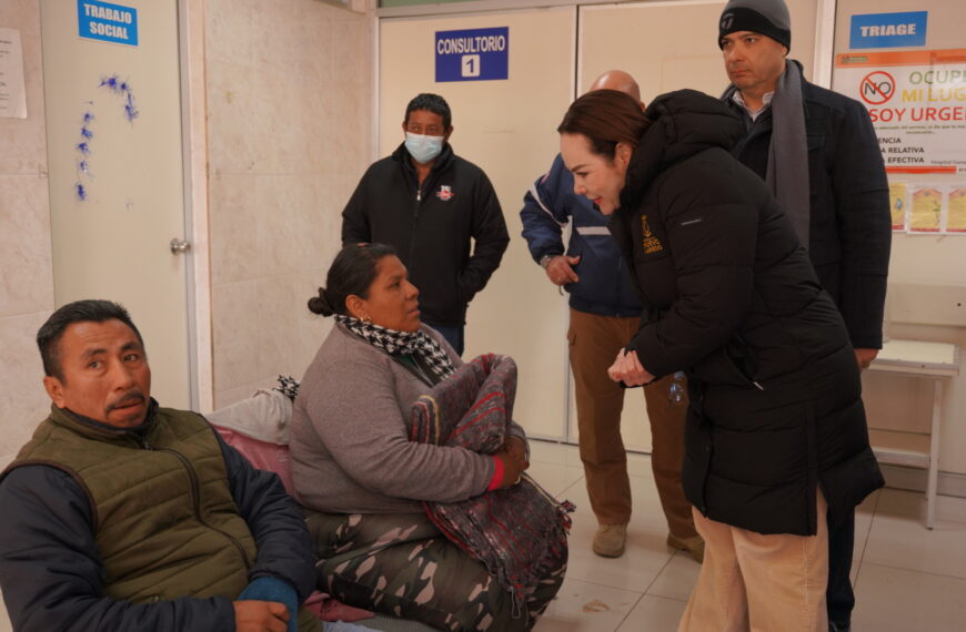 Encabeza alcaldesa operativo invernal en apoyo a los más vulnerables