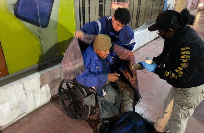 Activa Protección Civil Operativo Carrusel por descenso en la temperatura