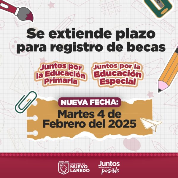 Se extiende periodo de registro para becas Juntos…