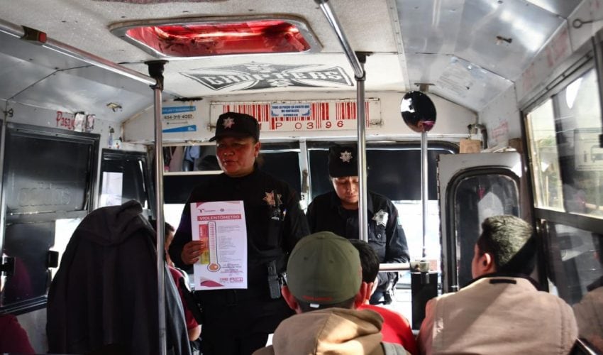 Impulsa la Guardia Estatal Ruta Segura en transporte público de Tamaulipas