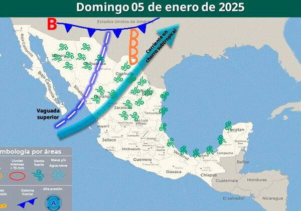 Nuevo frente frío afectará en el estado desde el domingo; habrá temperatura baja toda la semana