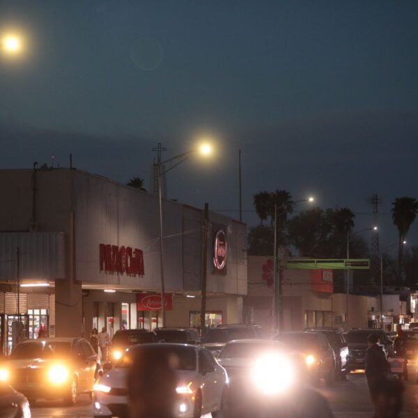 Avanza modernización de alumbrado público; más del 85% de la ciudad cuenta con tecnología LED