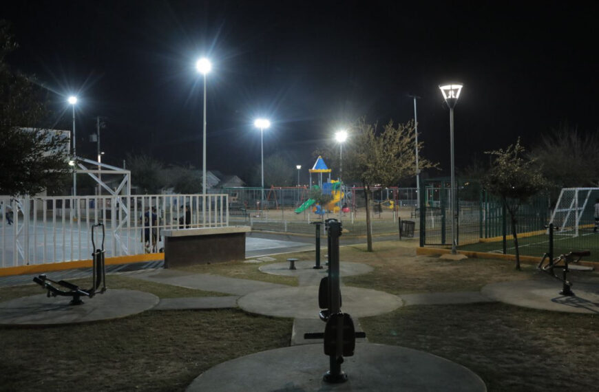 Avanza modernización de alumbrado público; más del 85% de la ciudad cuenta con tecnología led