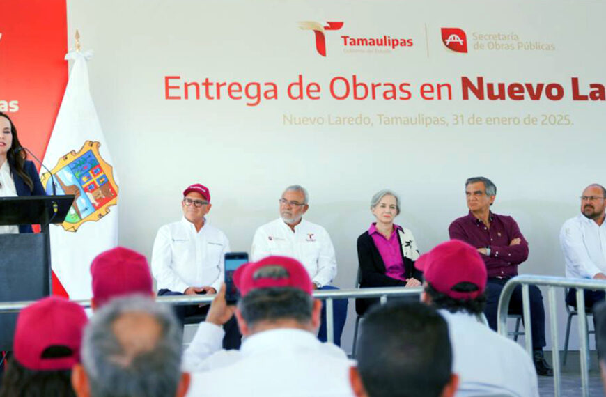 Refrenda gobernador compromiso con desarrollo de Nuevo Laredo tras importante inversión en obra pública