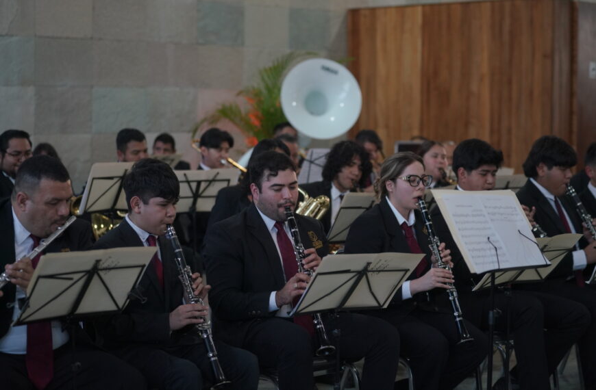 Celebran el 119° aniversario de la Centenaria Banda de Música Municipal con emotivo concierto