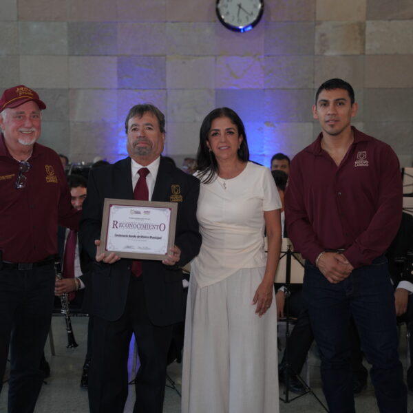 Celebran el 119° aniversario de la Centenaria Banda de Música Municipal con emotivo concierto