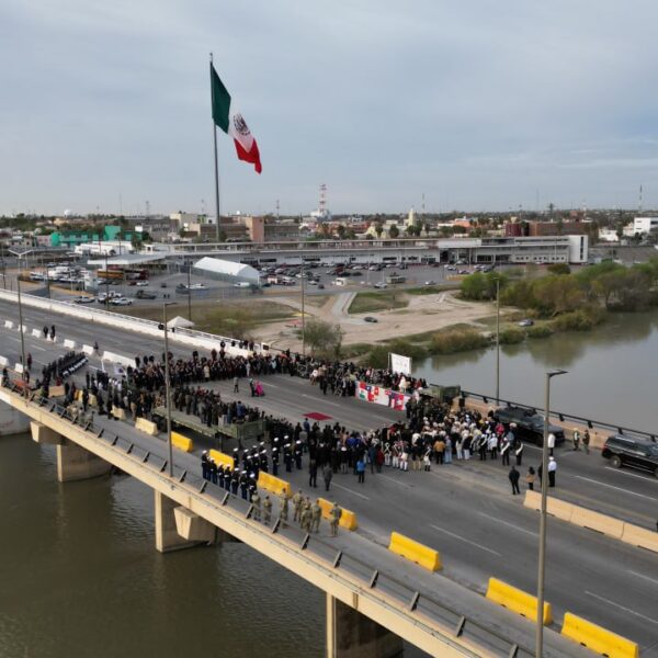 Avisan autoridades sobre cierre temporal del Puente Internacional II por “Ceremonia del Abrazo 2025”