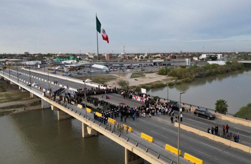 Avisan autoridades sobre cierre temporal del Puente Internacional II por “Ceremonia del Abrazo 2025”
