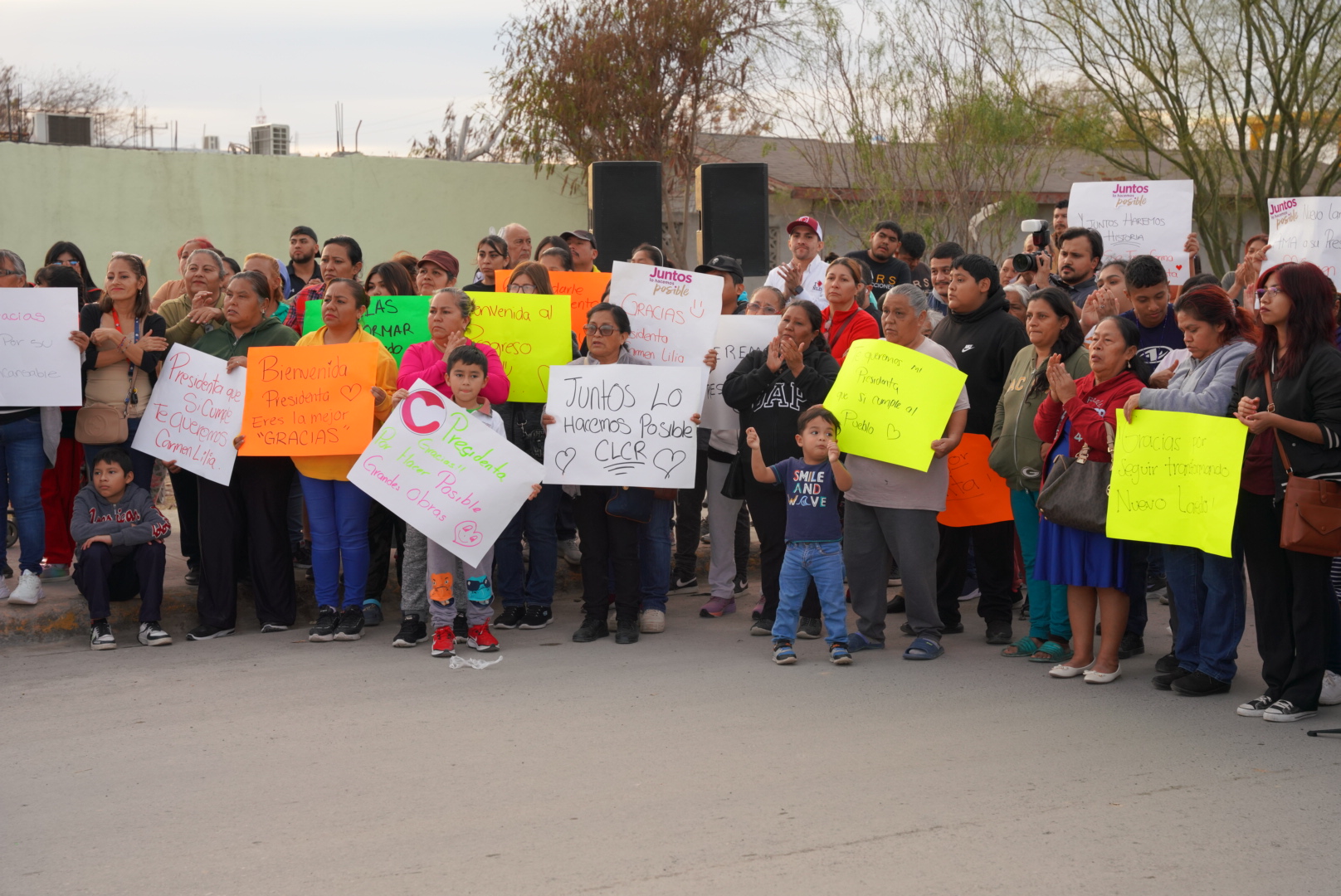 Entrega Carmen Lilia importante obra de infraestructura vial en Reservas Territoriales
