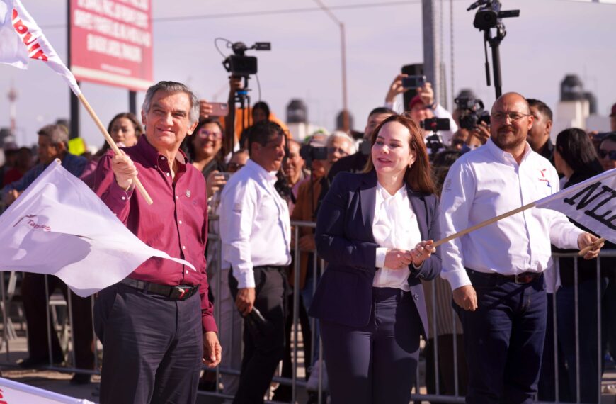 Destaca gobernador liderazgo aduanal de Nuevo Laredo; la alcaldesa agradece el apoyo