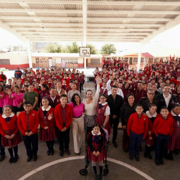 Carmen Lilia entrega obras de infraestructura educativa en beneficio de más de 1,600 estudiantes