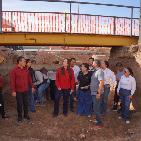 Supervisa la presidenta municipal Carmen Lilia Canturosas obras…