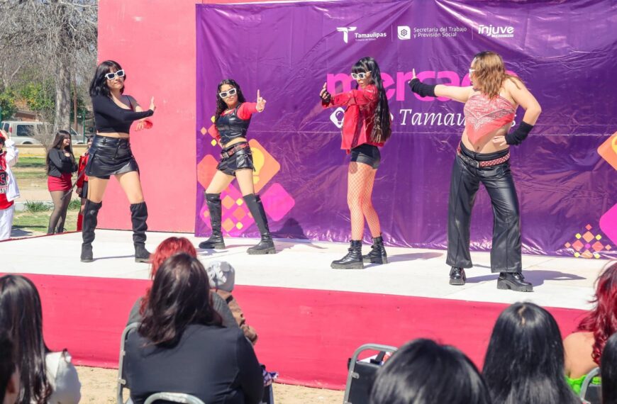 Llega ‘Mercado Tamaulipas’ a Nuevo Laredo; impulsan gobierno estatal y municipal a jóvenes emprendedores