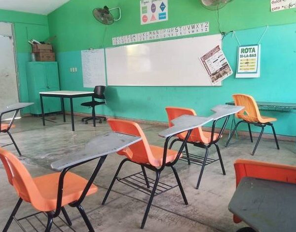 Ausentismo en las aulas fue del 100% jueves y viernes; las clases debieron ser en línea