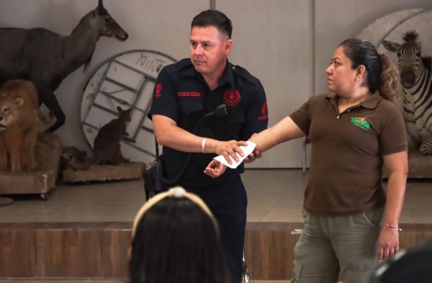 Fortalece gobierno del estado la seguridad en parques con taller de primeros auxilios