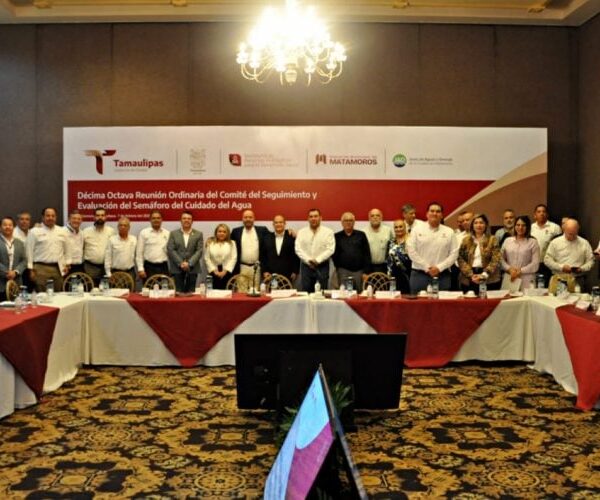Actualiza Recursos Hidráulicos semáforo del cuidado del agua para Tamaulipas de febrero