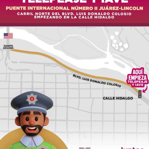 Habilitan carril exclusivo para telepeaje en el puente internacional II