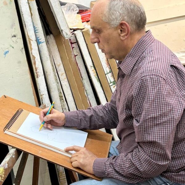 Entre Dos Mundos del pintor Luciano Spanó llega al museo Reyes Meza de Nuevo Laredo